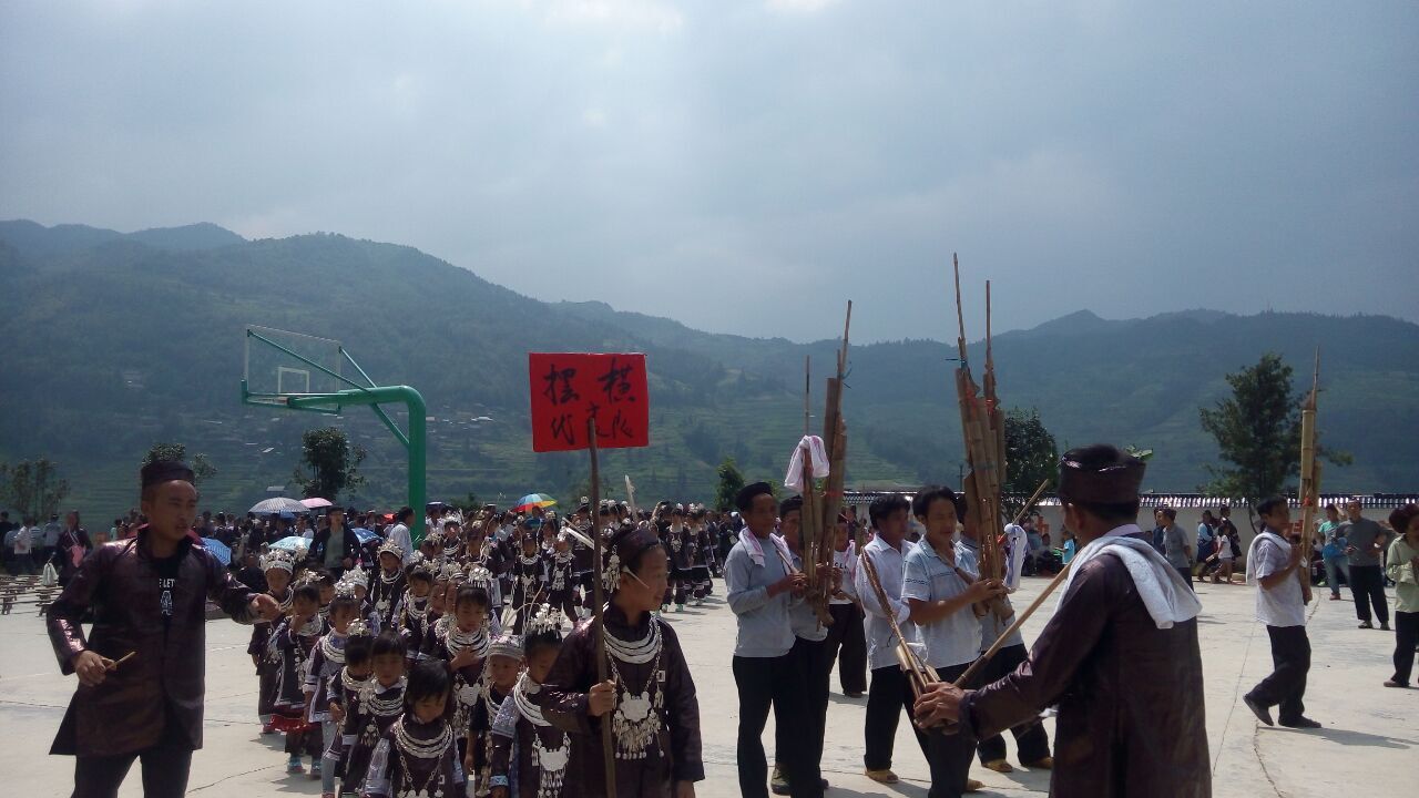 67从江县停洞镇苗族同胞举办苗歌会欢度吃新节