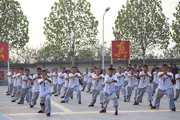 少林武术学校重视学生武术务实精神的培养