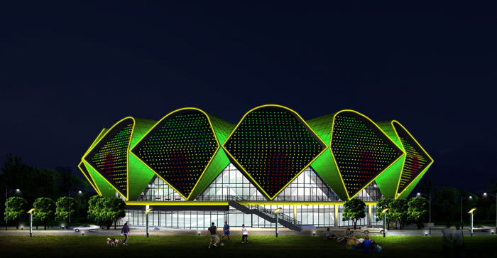 半岛体育app体育场馆照明设计：混合照明丰富层次(图2)