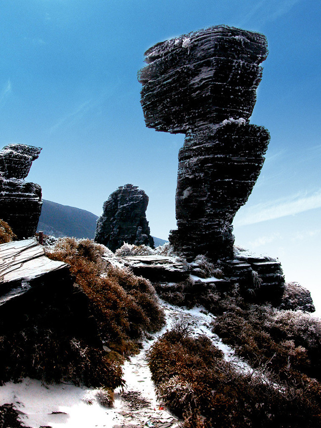 梵净山"蘑菇石"是贵州标志性景点之一