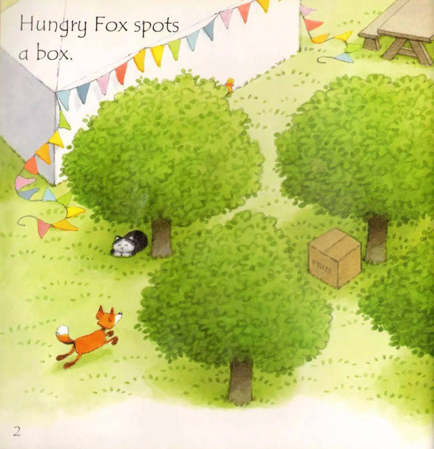 hungry fox spots   box.(prize)