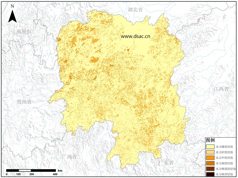 湖南省土壤侵蚀数据 用于社会经济等领域