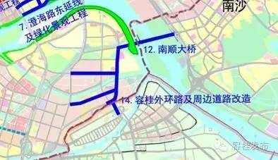 容桂外环路(上涌桥至建业路段)路面及道路景观改造北起上涌河边,南止