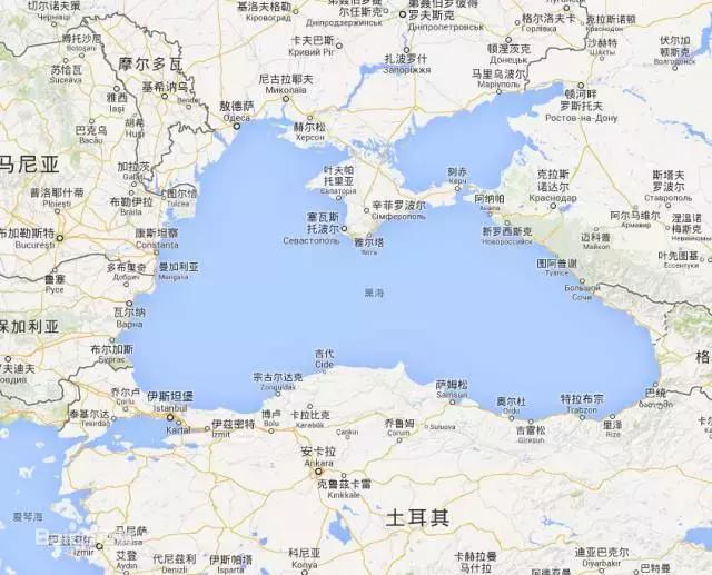 图为黑海区域地图