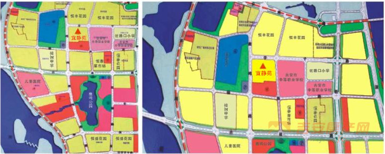 周边配套图       楼盘地址:庐陵新区鹿鸣路以东    咨询