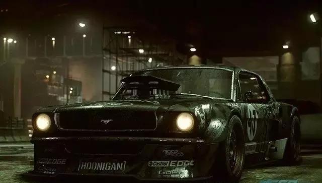 hoonicorn从外观上还是能够大体分辨出这是一辆1965年的福特野马