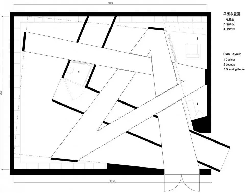 簡(jiǎn)約而不簡(jiǎn)單的創(chuàng)意女裝店設(shè)計(jì)(圖9)