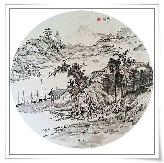 以山水,花鸟画擅长,主攻山水画,早期临习宋,元,明,清等历代名家的精典