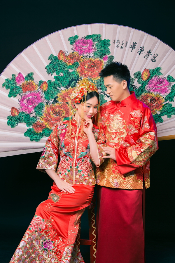 中国风婚纱照风格_中国风 婚纱照