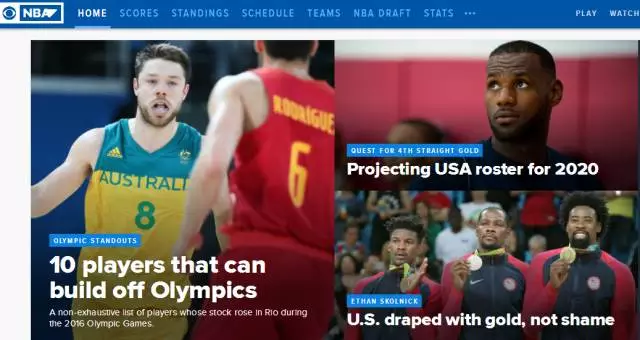 看NBA只知道ESPN?还可以上这些美国网站谈笑风生！