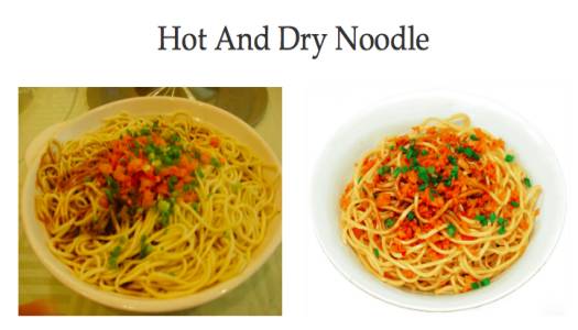 hot and dry noodle