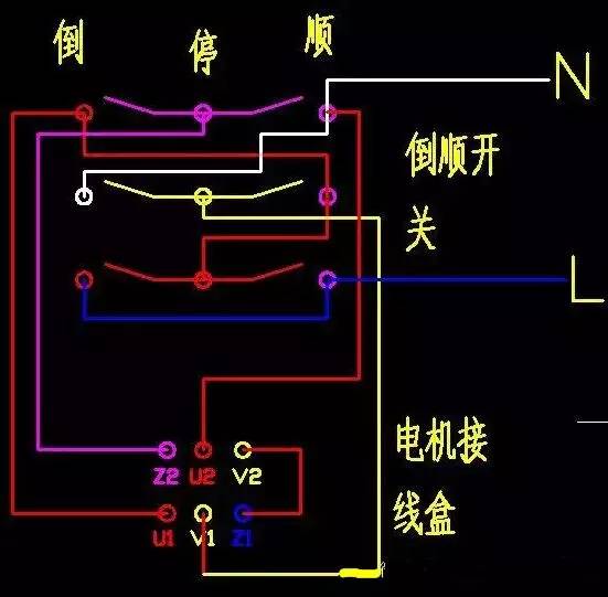 单相电机电容接线图 电子电工?双电容单相电机接线图 单相电机电