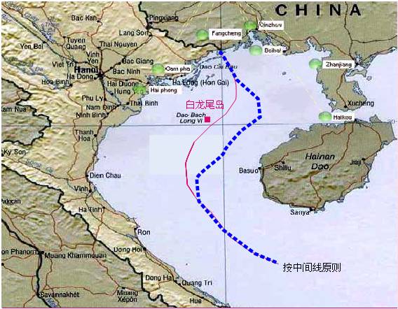 南中国海十段线边界的划分及海底地貌测量