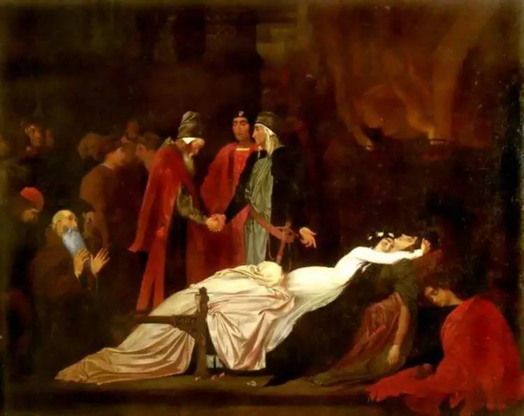 油画·莎士比亚戏剧《罗密欧与朱丽叶》