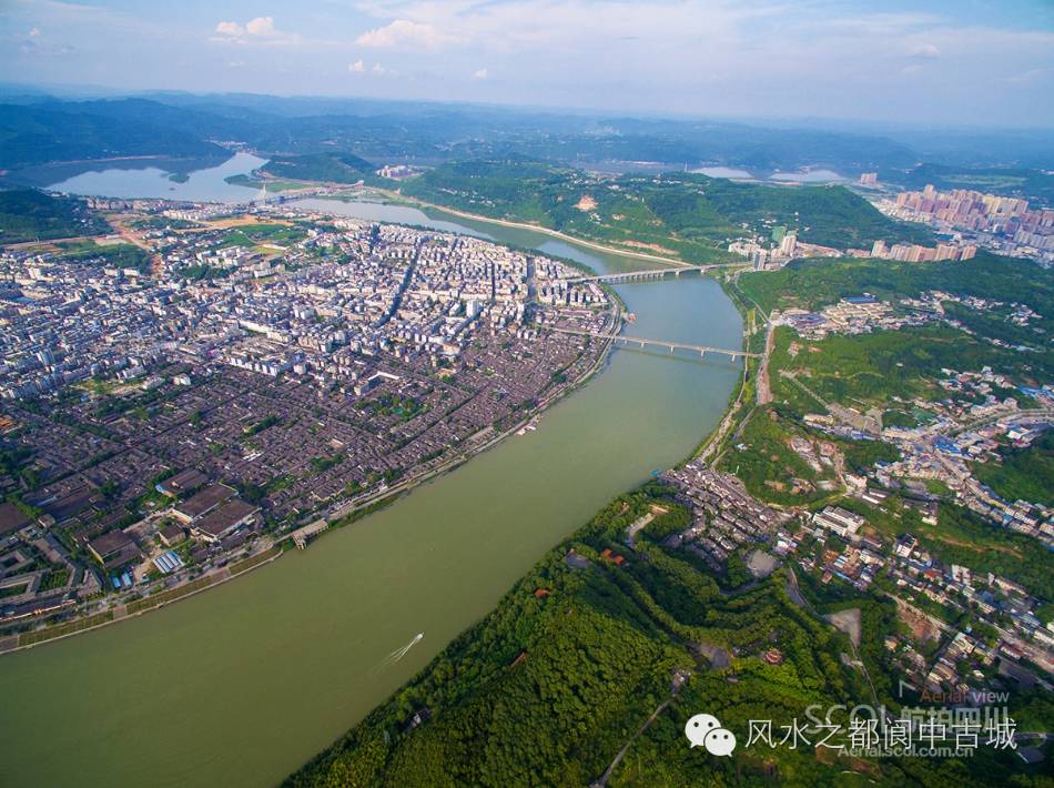 风水之都阆中古城阆中大量航拍靓照流出看完就爱上了