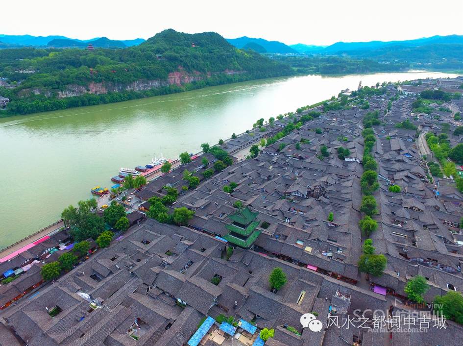 风水之都·阆中古城 | 阆中大量航拍靓照流出,看完就爱上了