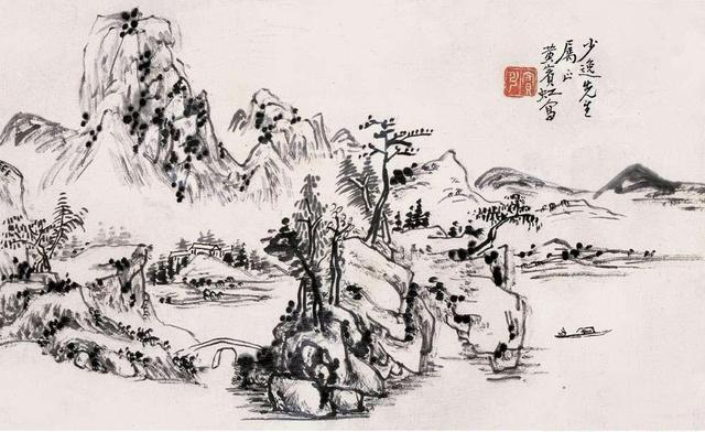 国画大师黄宾虹山水画作品欣赏