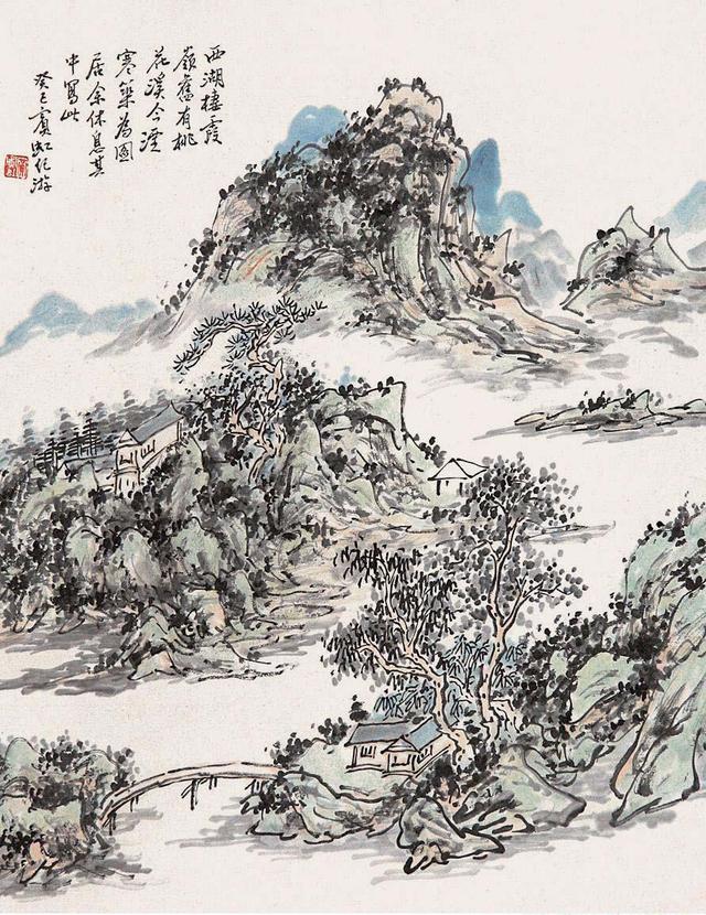 国画大师黄宾虹山水画作品欣赏