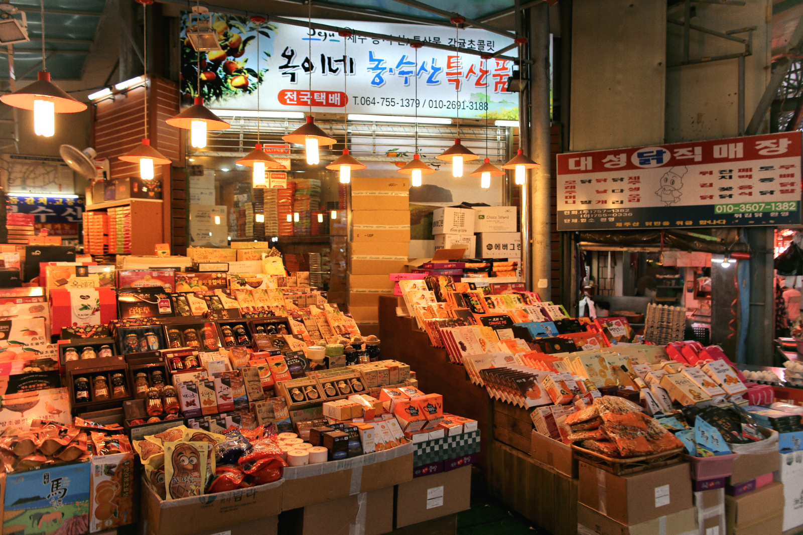东门传统市场，济州岛最大的传统市场
