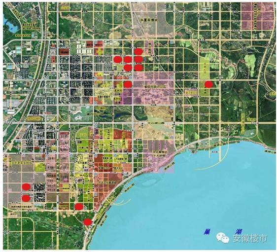 【滨湖区省府板块猛推地】1(备注:以下地图上红圈地块均为要出让的