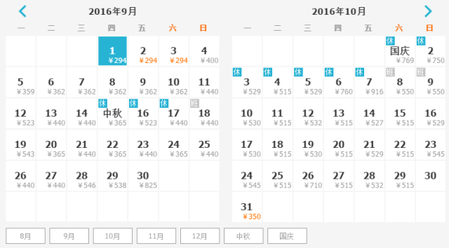 从青岛动身；国外64元，国内最低机票149元！！