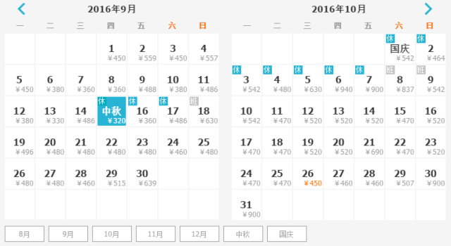 从青岛动身；国外64元，国内最低机票149元！！