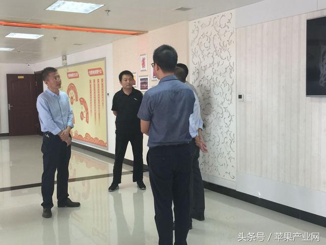 安远县政府领导赴安塞中国苹果产业网参观指导
