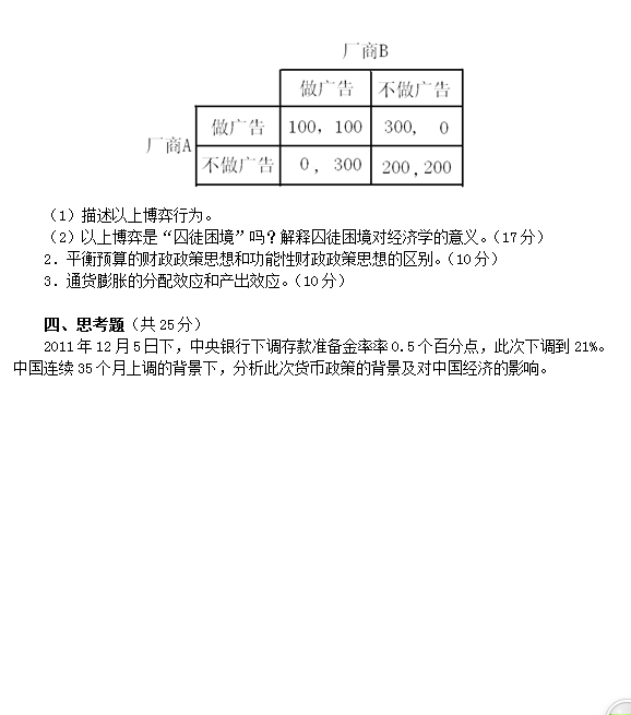 2012年东北大学851经济学考研真题-搜狐教育