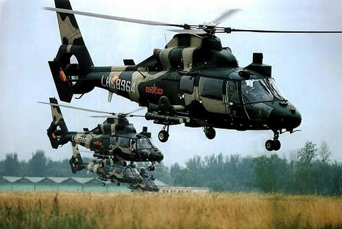图:陆军航空兵装备攻击直升机.