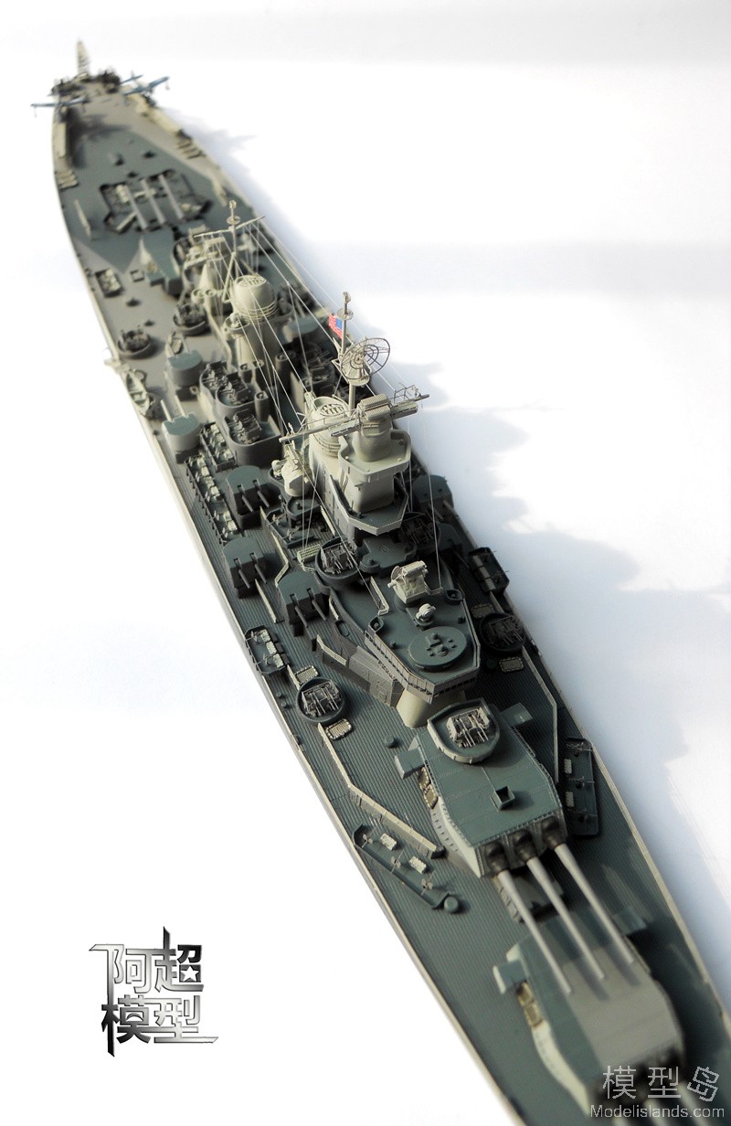 模型制造 1:700密苏里号bb-63战列舰