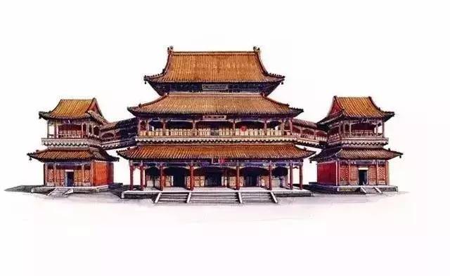 李乾朗先生2005年起着手绘图,以解剖图法展现中国建筑史经典建筑