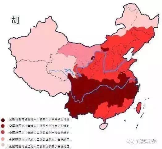 陈姓人口全国分布图_中国姓氏分布图 找找你的姓在哪个省(2)