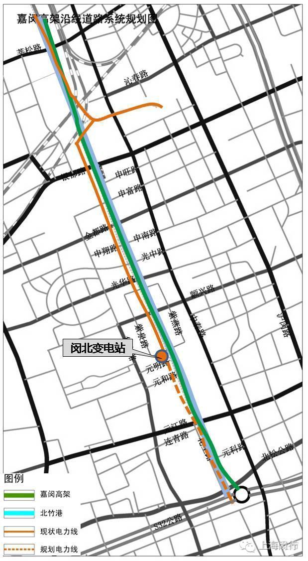 其它 正文  嘉闵高架路(s32~莘松路)道路新建工程,高架主线南起s32