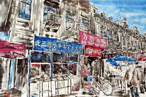 哈尔滨开埠以来最早的一条美食街,道外区北三道街