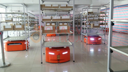 上海仓储亚马逊kiva物料搬运机器人 车间物料拉