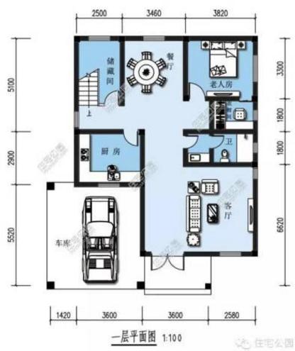 4套13×11米新农村自建房,一个比一个美!含平面图