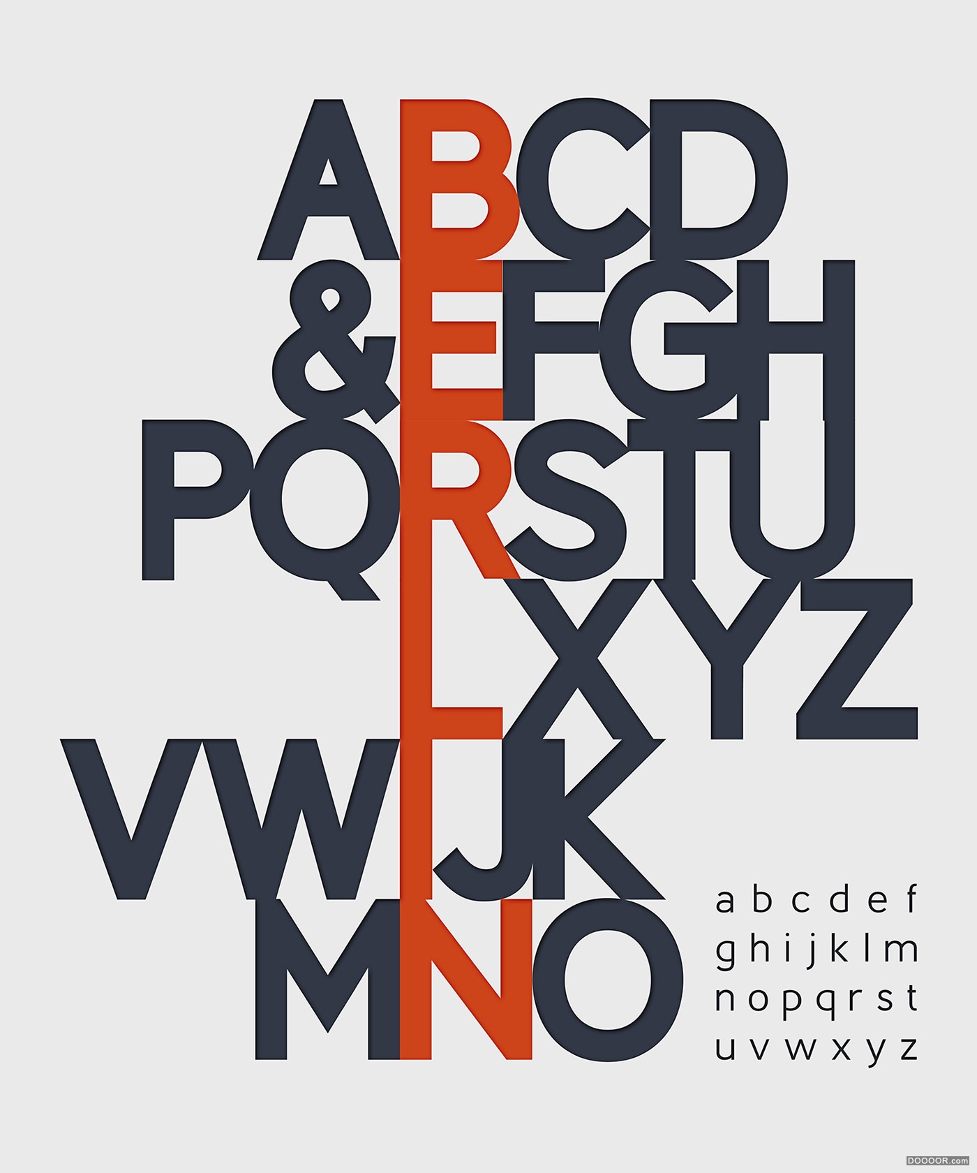 berlin英文字体设计海报