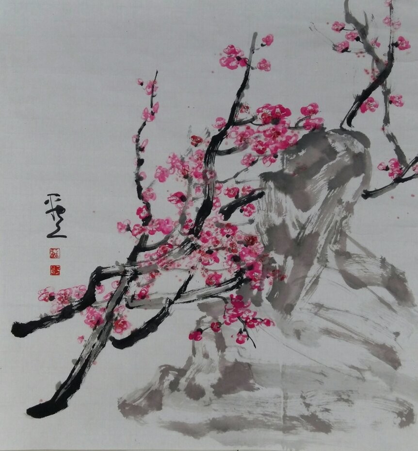 作品赏析-苏平贵,师从著名画家戴卫,现为职业书画家,艺术策展人,自小