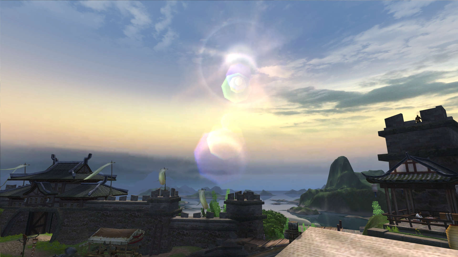 千岛湖的风景在游戏『剑网3』中被展现得淋漓