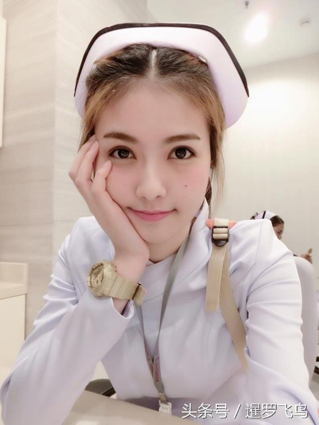 泰国三位小护士太美了！还在同一家医院