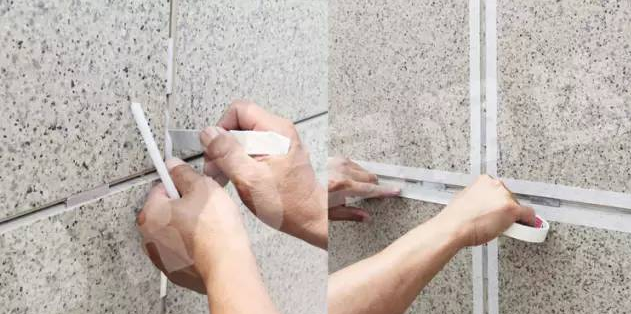 主要是在板材湿贴锚固完成后,打胶填缝前用来保护外墙保温装饰一体板