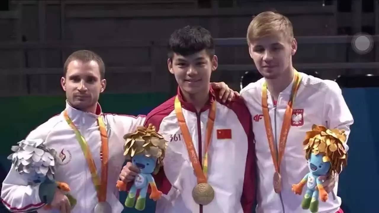 赵帅是2012年伦敦残奥会乒乓球(tt8级)男单冠军,四年之后他不负众望