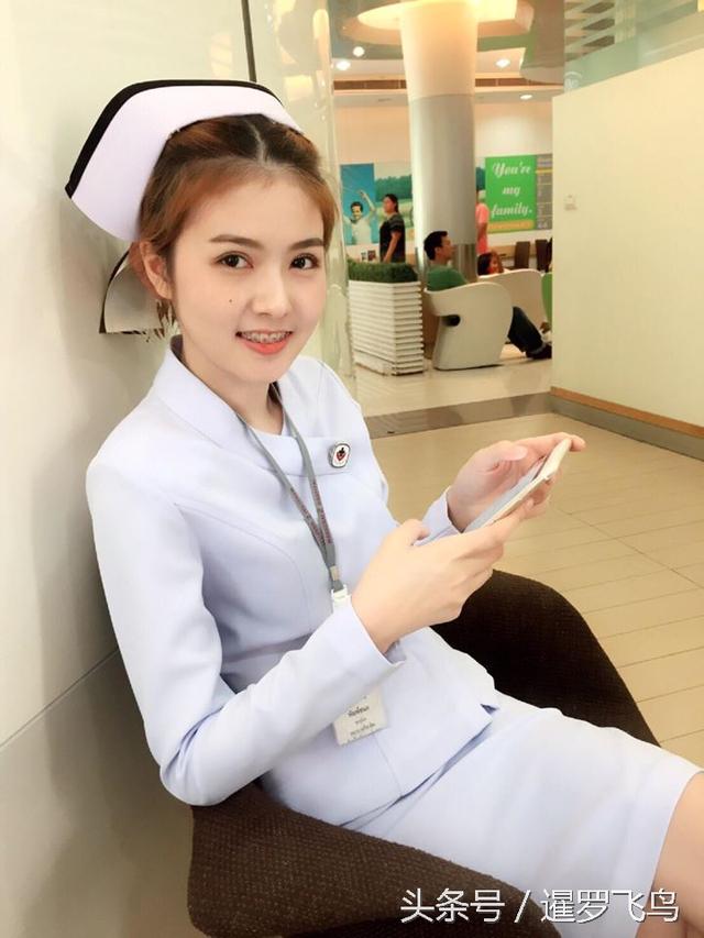 泰国三位小护士太美了！还在同一家医院