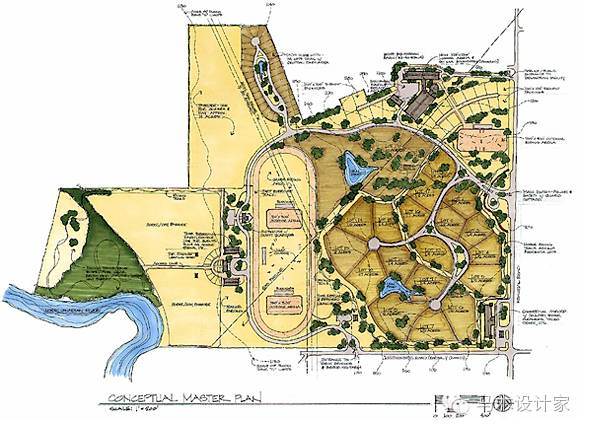 国外10个马场俱乐部总规划平面欣赏