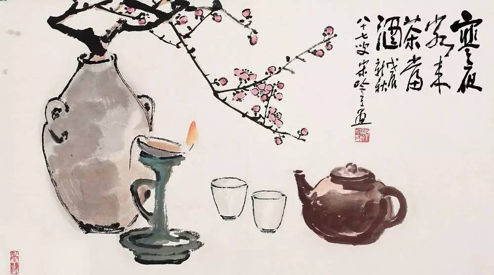 茶画,在中国茶文化里有着独特的艺术魅力,为广大茶人所青睐,从表达