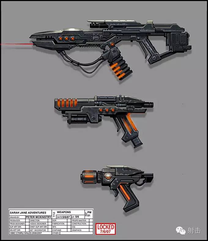 怒赞!全球38位顶级概念设计大师笔下的超酷枪械设计欣赏