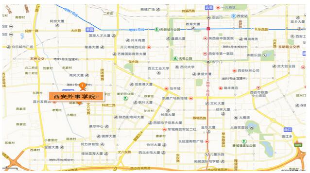 2016年陕西一级建造师考试考点地图位置及乘车线路图片