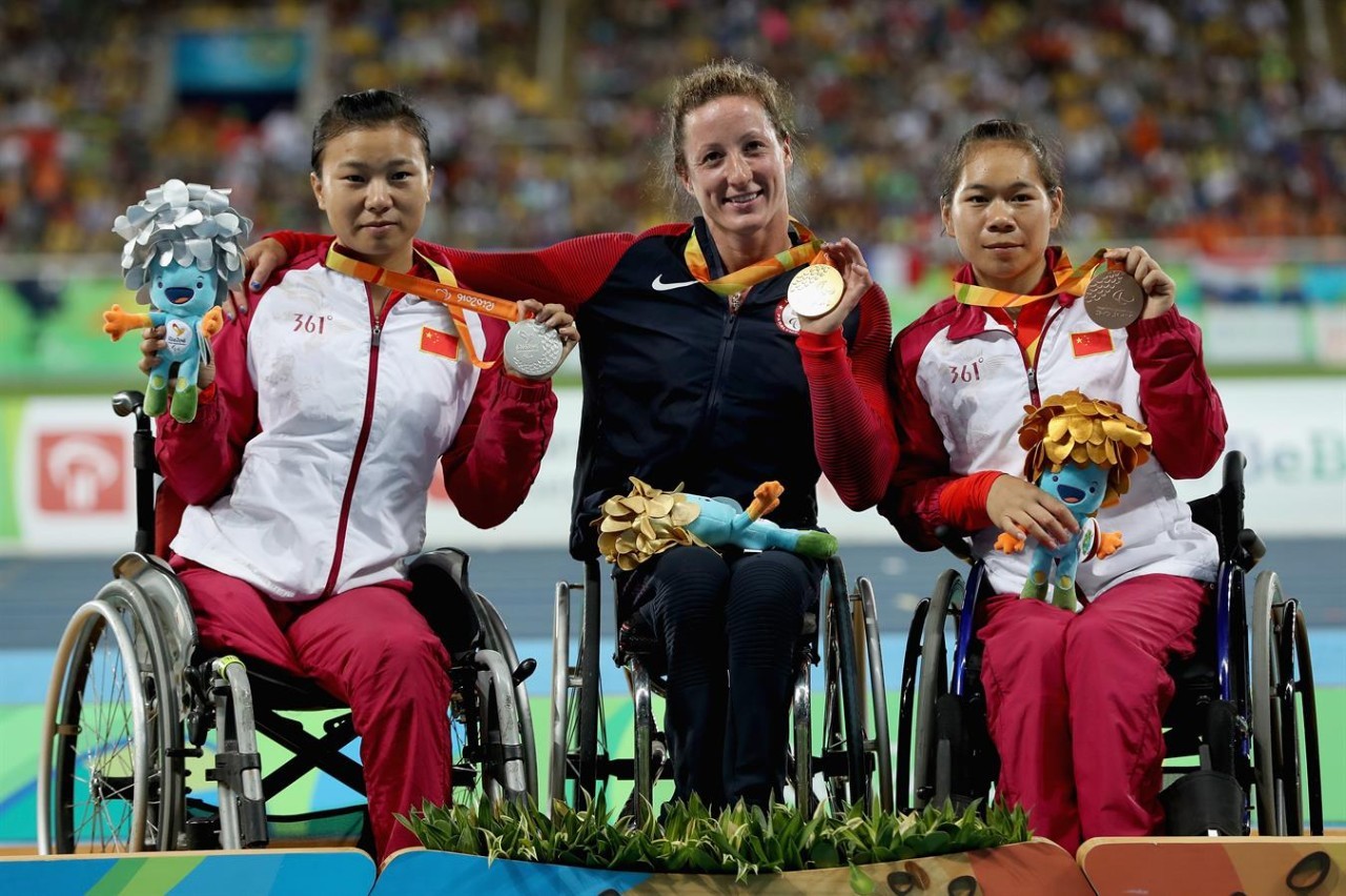 残奥会田径第十比赛日 中国选手刷新五项世界
