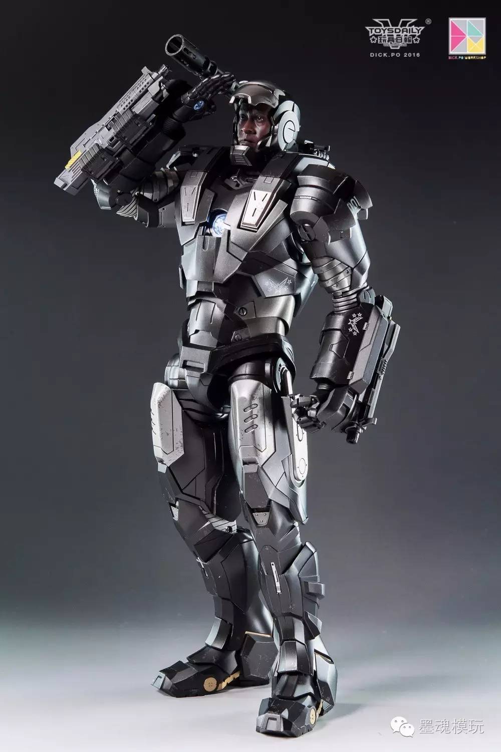 多人开箱美图hottoys16mms331d13压铸合金钢铁侠2战争机器warmachine