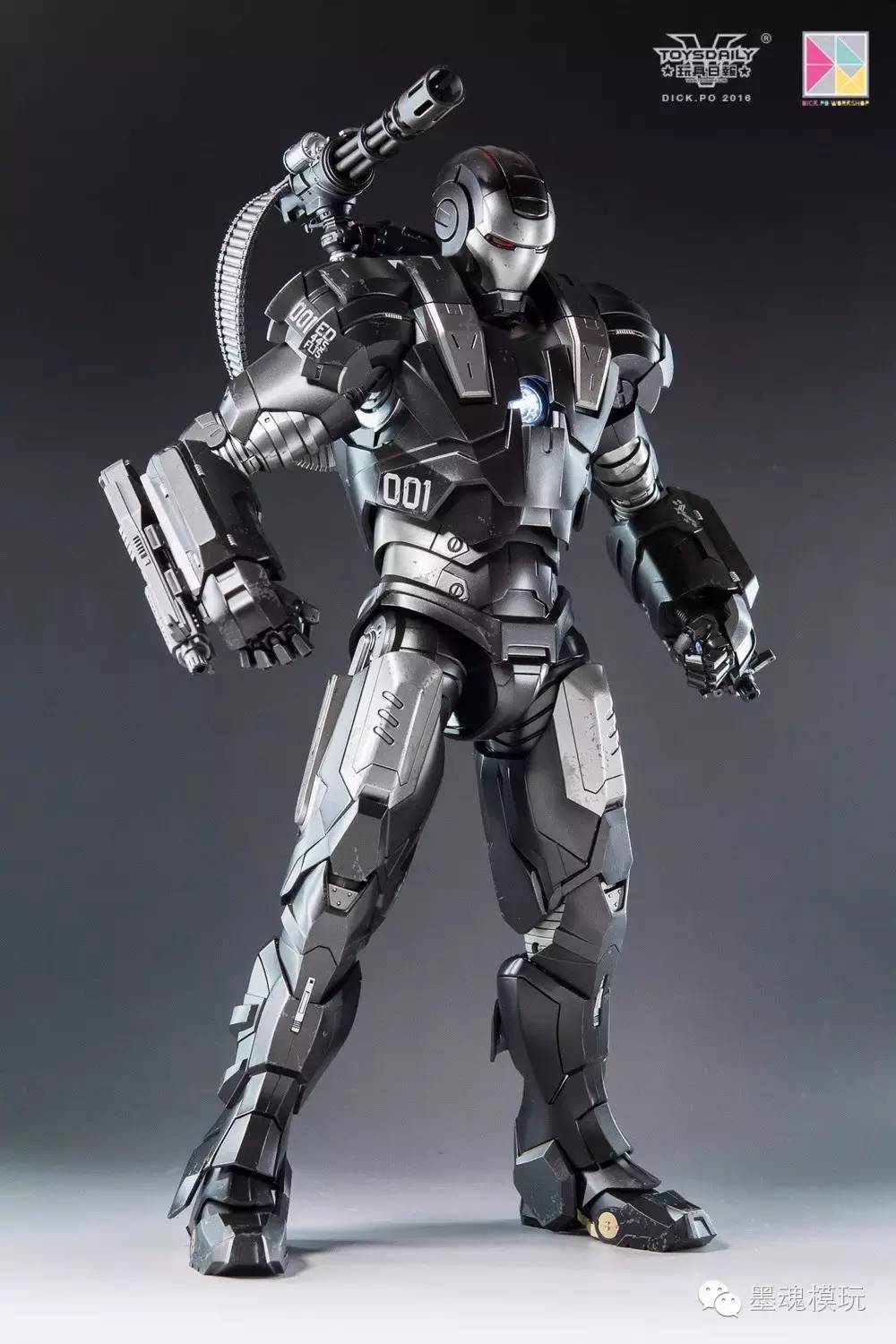 多人开箱美图hottoys16mms331d13压铸合金钢铁侠2战争机器warmachine